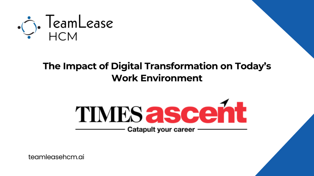 The impact of digital transformation on workplace environment