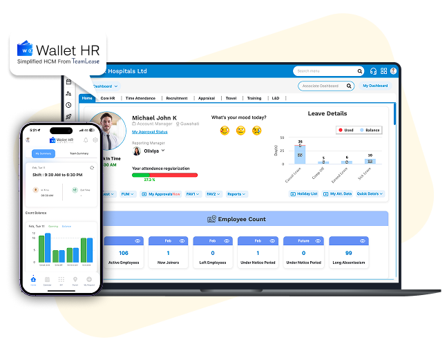 Wallet HR merges with TeamLease to offer a more advanced, scalable, and future-ready HRMS for seamless workforce management.